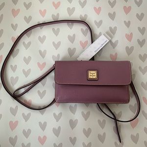 Dooney & Bourke  Purple Saffiano Milly Crossbody